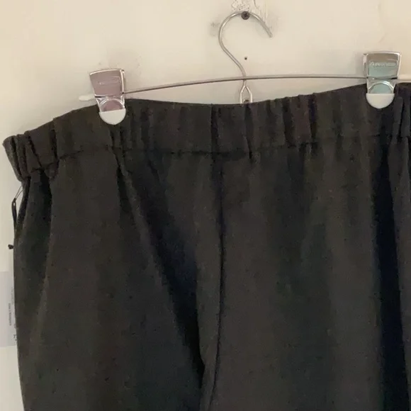 77 Park New York Pleated Pull On Pants, Size XL, Gray, NWT - Picture 4 of 10